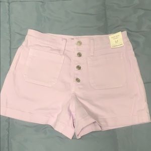 High-waisted Japanese denim J. Crew shorts